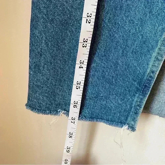 90s Vintage Aritzia Denim Forum Maxi Jean Skirt, Size 28 - Picture 8 of 12